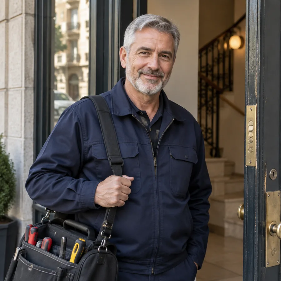 Andrés Molina, fundador y maestro cerrajero